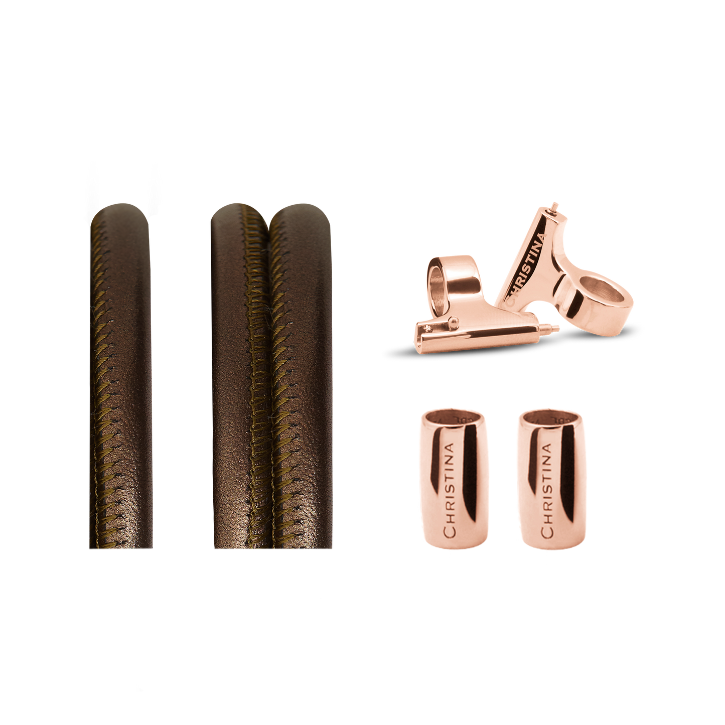 Classic Leather set for Watch - Army - CHRISTINA