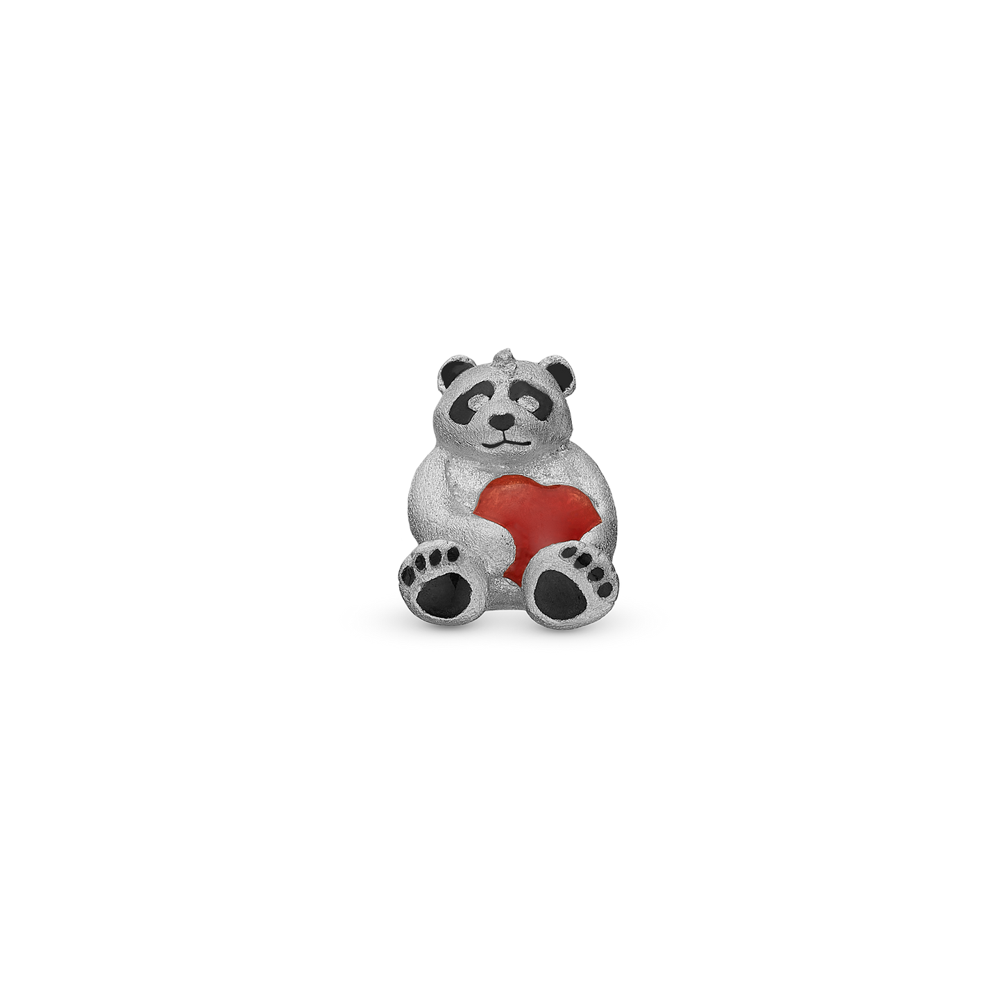 Panda - Charm 4 mm for Bracelet - Sterling Silver