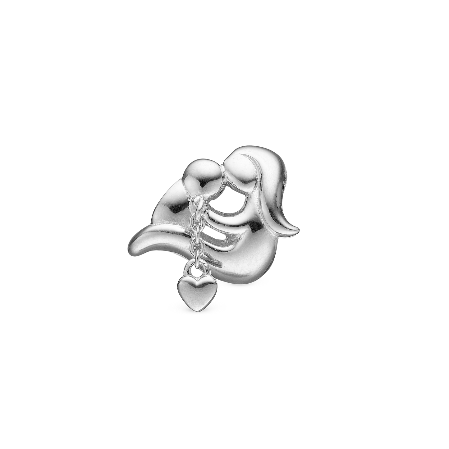 A Mothers Love Charm 6 mm for Classic Leather Bracelet - Sterling Silver