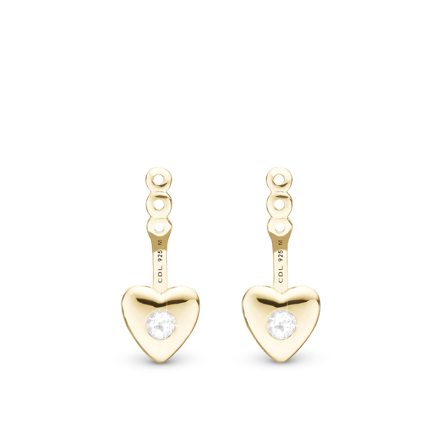 Big Hearts Add-on - Gold Plated Sterling Silver