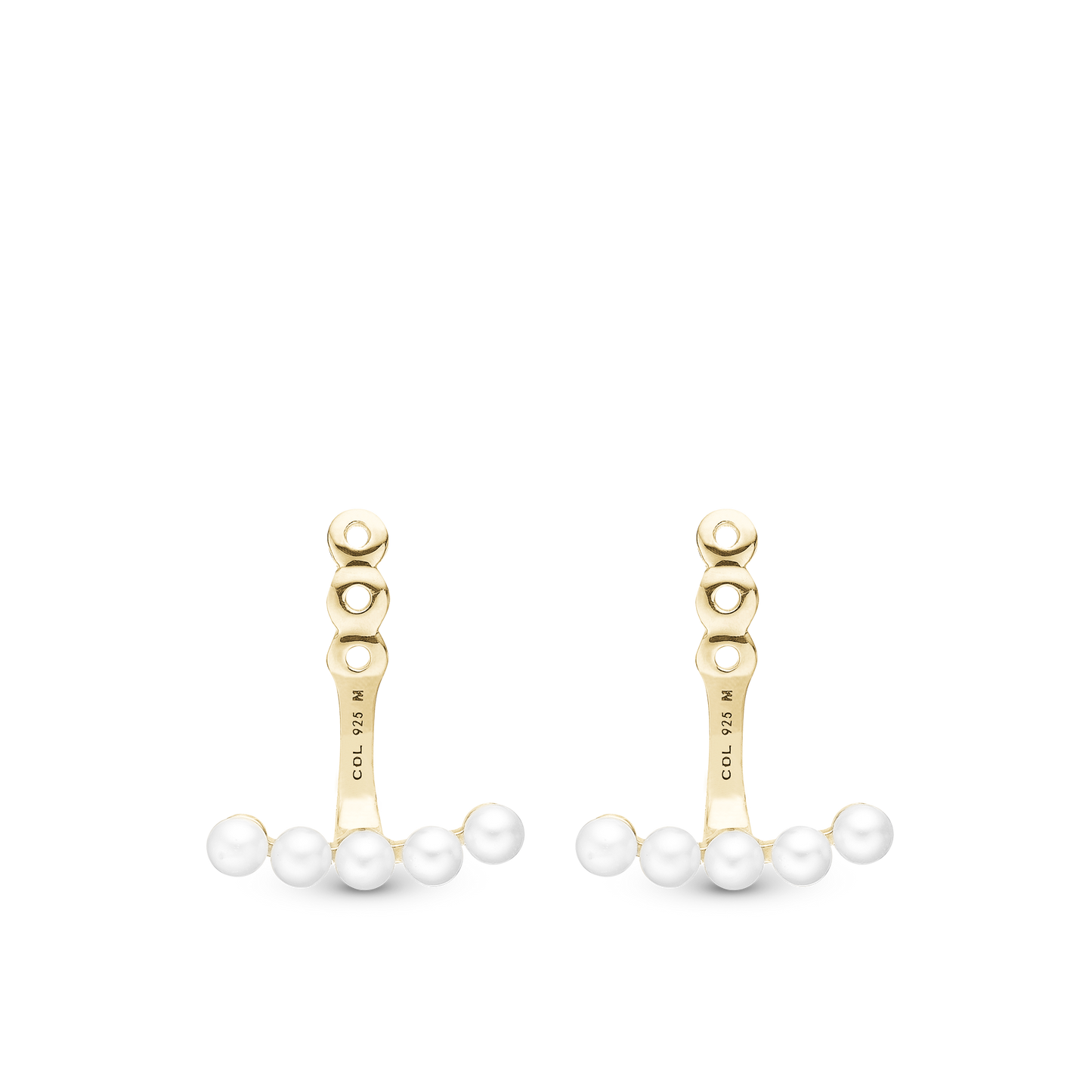 Flying Pearls Add-on - Gold Plated Sterling Silver with 10 Perle