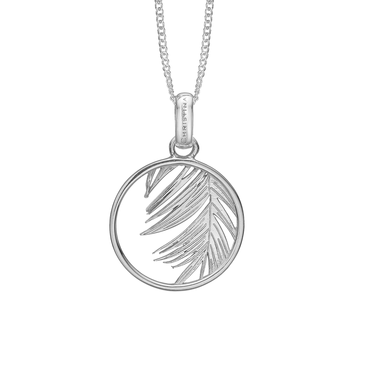 Palm Leaf Earring Pendant - CHRISTINA