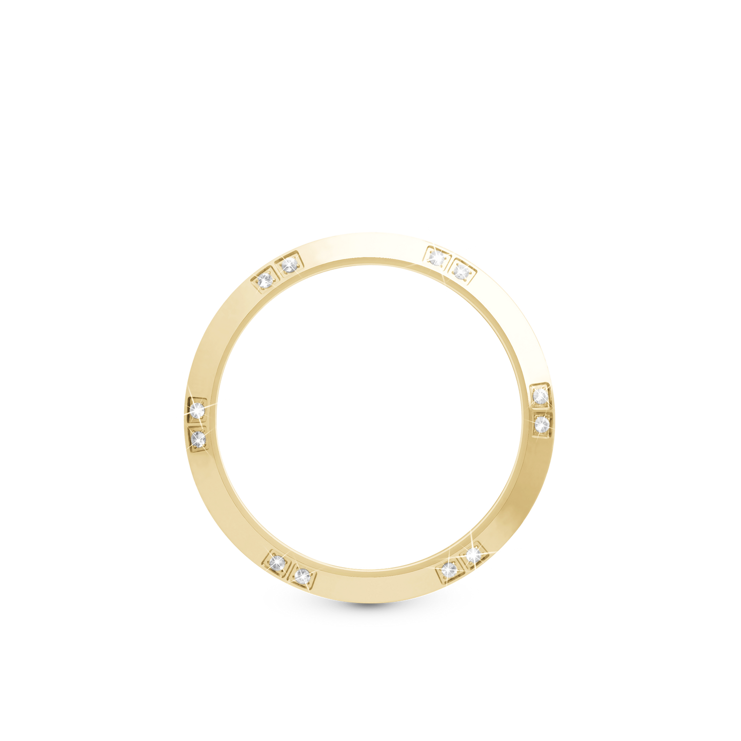 Topring 12 white Safirer Topringe - CHRISTINA