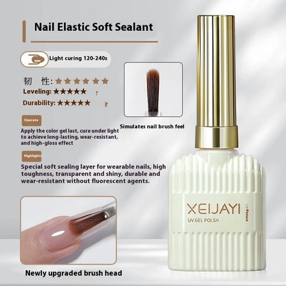 Glass Sealing Layer Reinforced Bottom Nail Tip Adhesive Wear Nail Polish Gel