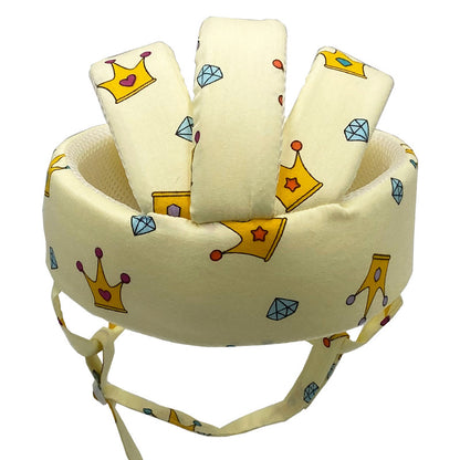 Baby Learning to Walk Anti-Collision Hat Infant Toddler Safety Helmet Cotton Protective Cap Fully Cotton Breathable Lightweight