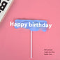 Happy Birthday Cake Decoration Card Color EVA Double Layer