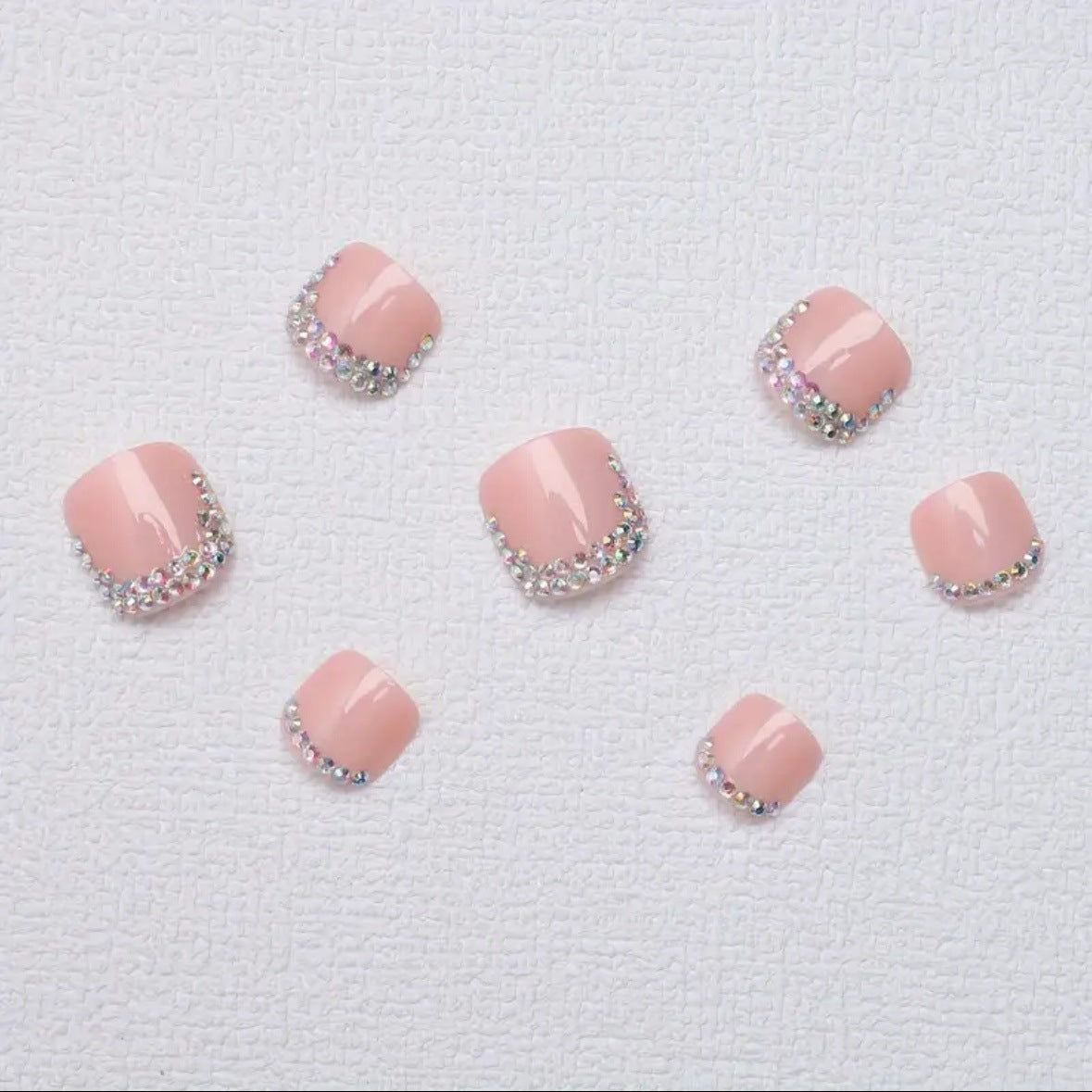 Fashion Simple And Short Square Foot Manicure