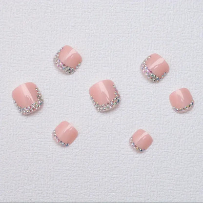 Fashion Simple And Short Square Foot Manicure