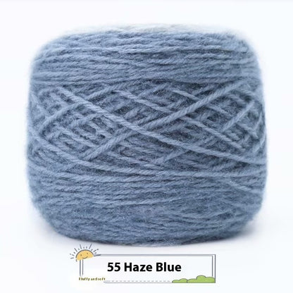 3 Two Groups Of Squirrel-velvet Yarn Hand-knitted Medium Thickness Hat Scarf Coat Waistcoat Cushion Plush Wool 150g