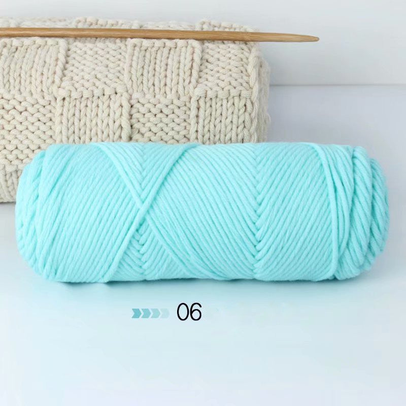 Milk Cotton Handmade DIY Braided Coarse Yarn
