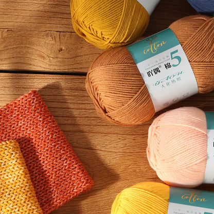 5-strand Combed Milk Cotton Yarn