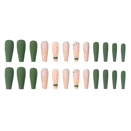 European And American Spring Flowers Bloom Spot Drill Long Wear Manicure