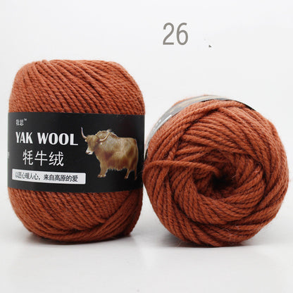 Cow Wool Yarn Scarf Thread Hat 245 Stick Needle Hand-knitted Medium Thick Coat