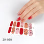 Internet Celebrity Gradient Onion Powder Little Nail Stickers