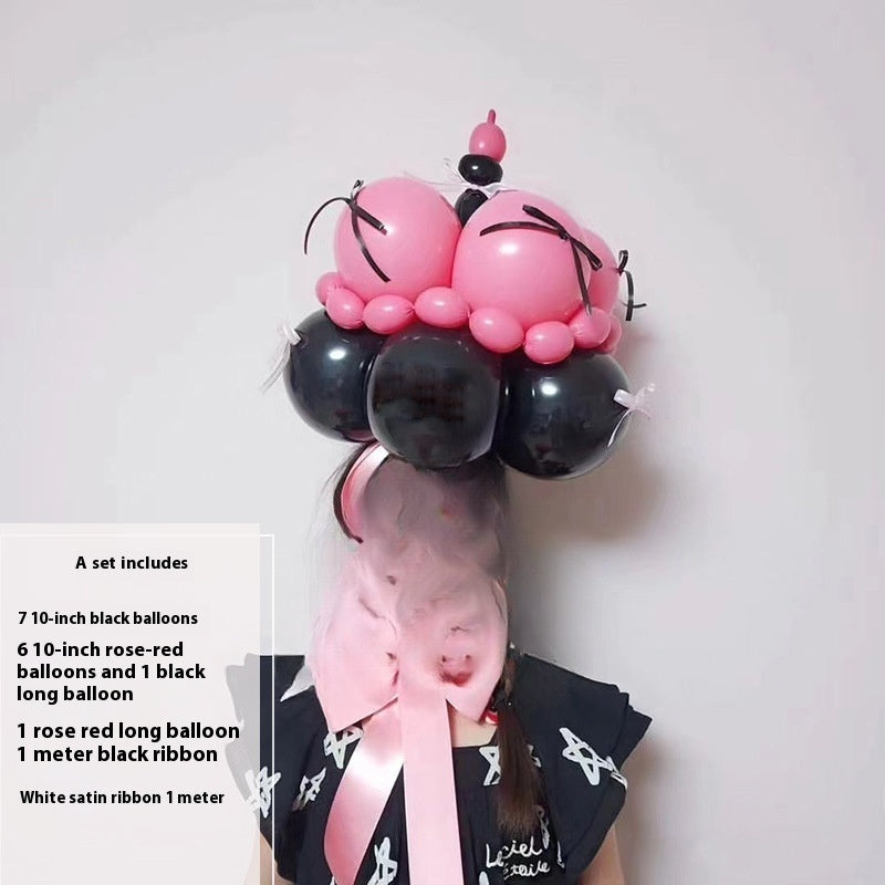 Finished Balloon Bouquet Cake Diy Handmade Material Package