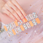 Nail Stickers Full Stickers Rainbow Cute Nail Stickers