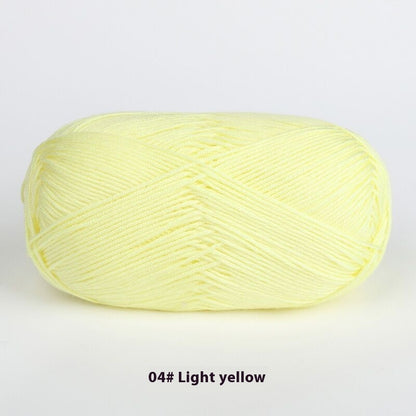 Tencel Bamboo Cotton Wool Ball Bamboo Charcoal Baby And Infant Children Crochet Fine Yarn