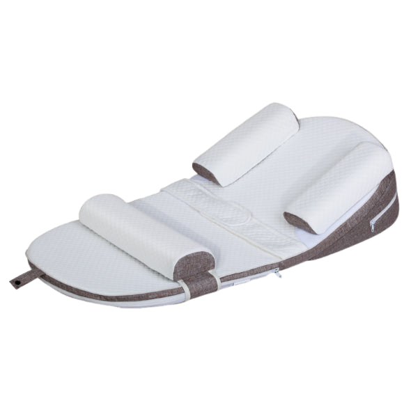 Baby anti spitting slope pad anti milk choking slope pillow newborn lying and feeding artifact cushion nursing pillow