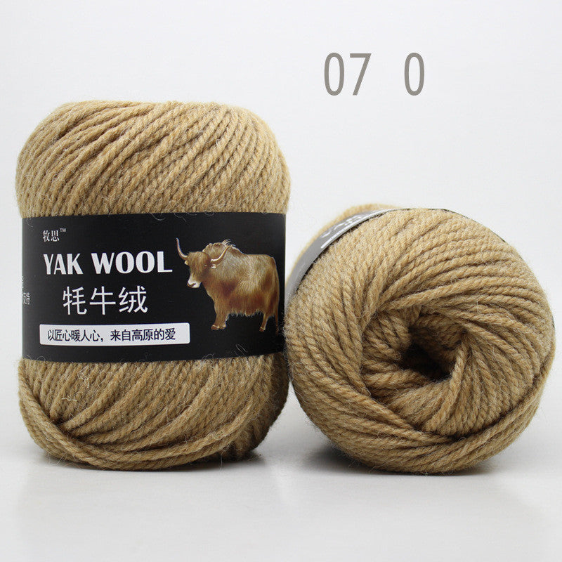 Cow Wool Yarn Scarf Thread Hat 245 Stick Needle Hand-knitted Medium Thick Coat