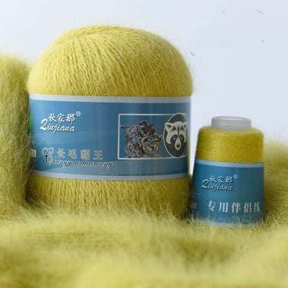 Long-haired mink woolen yarn