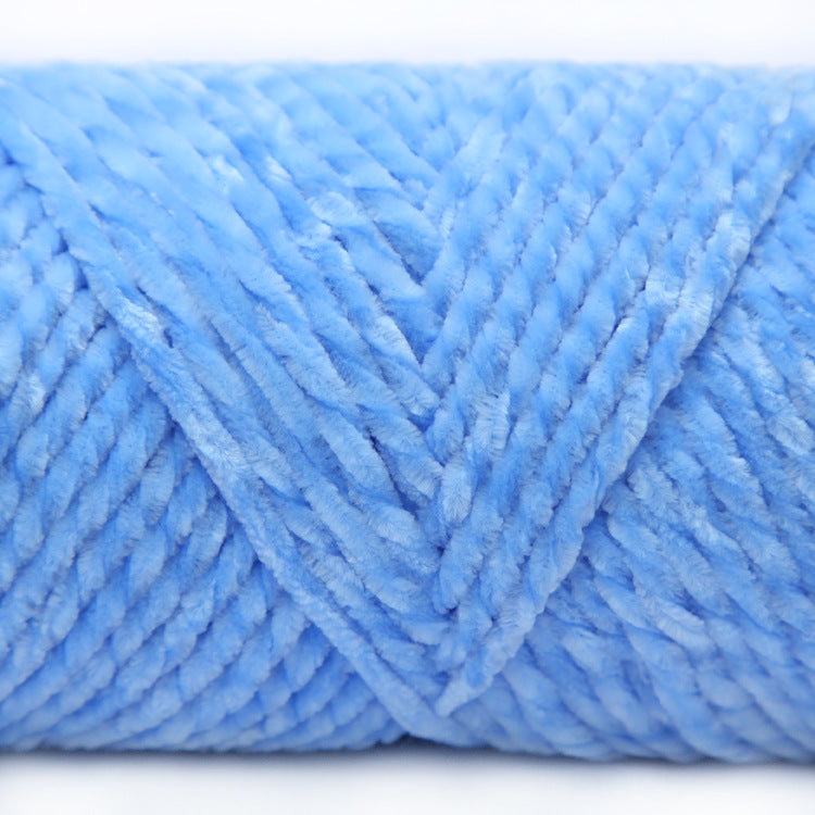 Gold Velvet Scarf Crocheted Shoes Yarn