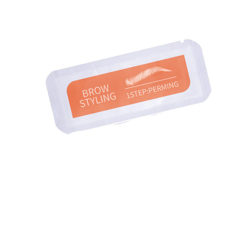 Disposable eyebrow shaping agent