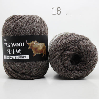 Cow Wool Yarn Scarf Thread Hat 245 Stick Needle Hand-knitted Medium Thick Coat