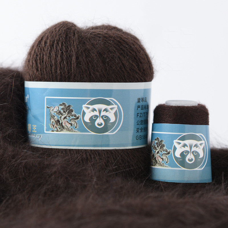 Long-haired mink woolen yarn