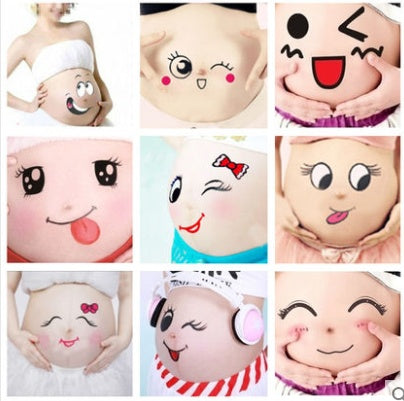 Compatible with Apple, Pregnant women take pictures of pregnant women with belly stickers, pregnant women with belly stickers, pregnant women with navel stickers, photo studios, Photo Props