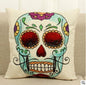 New fabric cushions, skull pattern