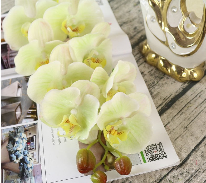 7 phalaenopsis artificial flowers