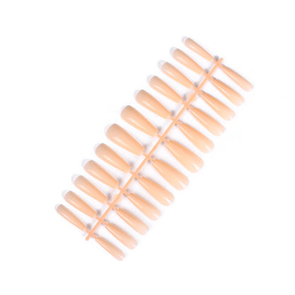 24 trapezoidal long false ballet nails