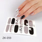 Internet Celebrity Gradient Onion Powder Little Nail Stickers