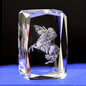 Interior Carving 3D Animal Series Crystal Statue Tourist Souvenir