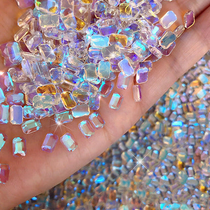 Nail Art Diamond Net Red Hot Aurora Diamond Ice Diamond Nail