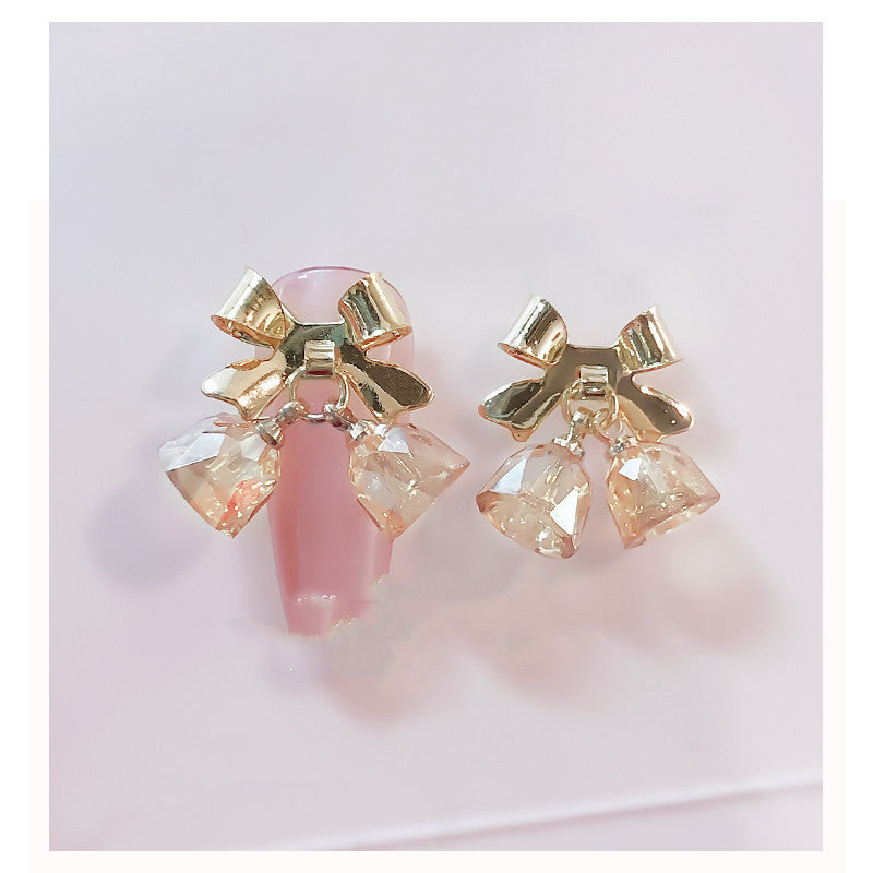 Transparent Symphony Bowknot Wind Chime Metal Decoration