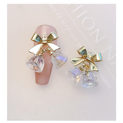 Transparent Symphony Bowknot Wind Chime Metal Decoration