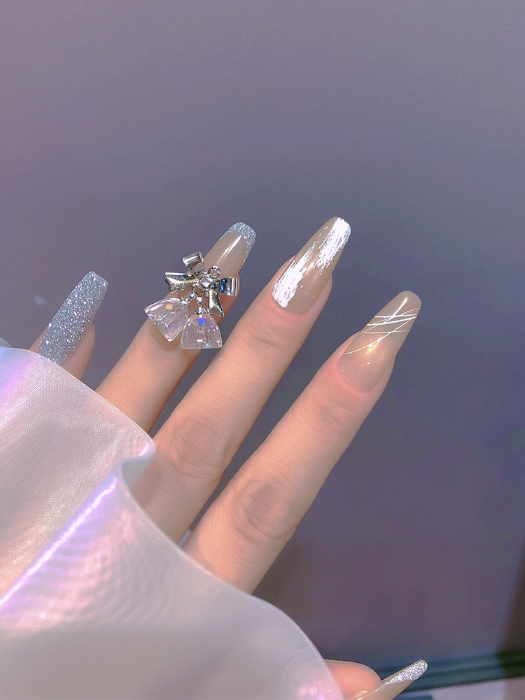 Transparent Symphony Bowknot Wind Chime Metal Decoration