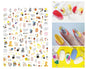 Summer Graffiti Ultra-thin Adhesive Nail Stickers