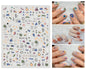 Summer Graffiti Ultra-thin Adhesive Nail Stickers
