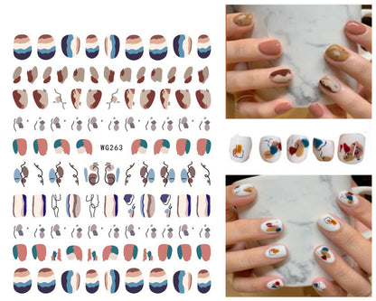 Summer Graffiti Ultra-thin Adhesive Nail Stickers