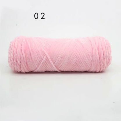 Chenille Gold Velvet Yarn Hook Shoe Thread