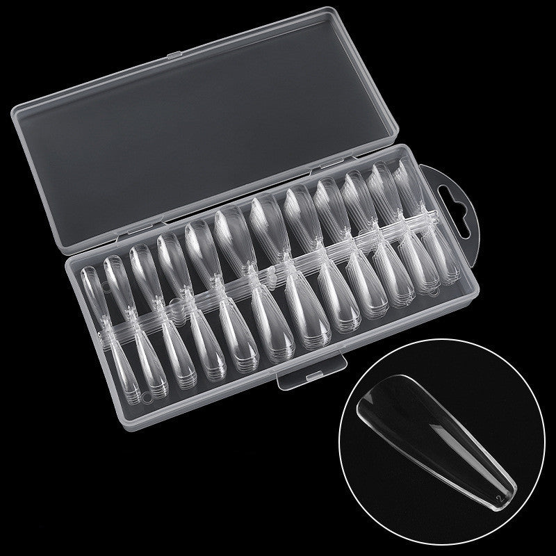 Nagelkunst Ultradünne, nahtlose Box-Sheet-French-Kunstnägel