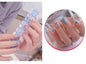 Shell Nail Sticker 3D Bronzing 20 Nail Stickers Double Row Nail Sticker