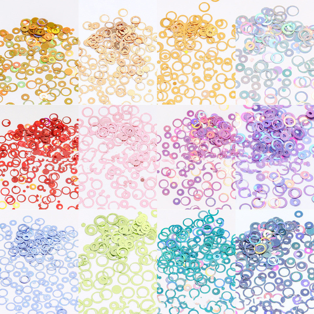 Leichte und elegante Nagelverstärkung Bright Slice 12 Farben Hohlnagel