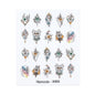 Fruit Animal Butterfly Flower Nail Sticker