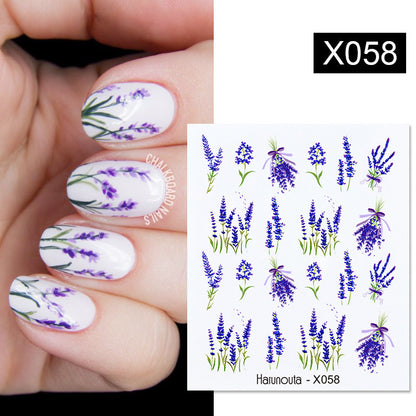 Fruit Animal Butterfly Flower Nail Sticker