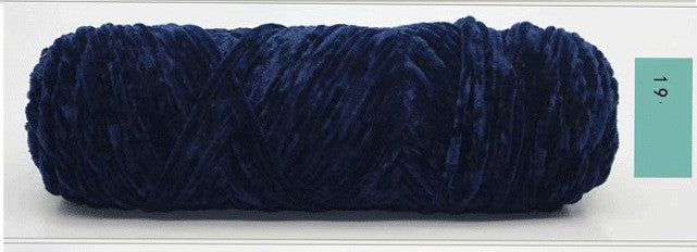 Chenille Gold Velvet Yarn Hook Shoe Thread