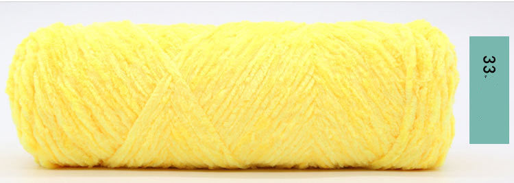 Chenille Gold Velvet Yarn Hook Shoe Thread