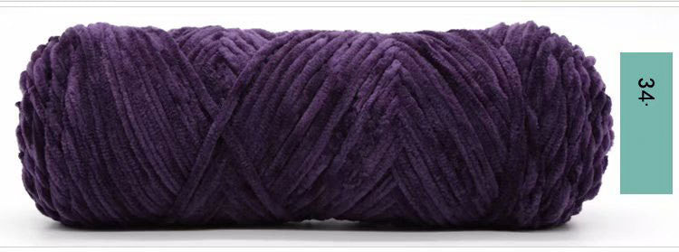 Chenille Gold Velvet Yarn Hook Shoe Thread